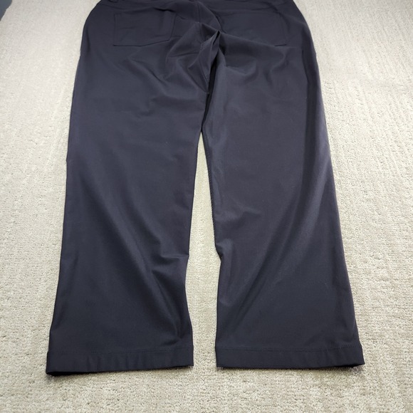 Lululemon Pants Men 40X31 ABC Classic Fit Performance Warpstreme Black Chino - Picture 10 of 13